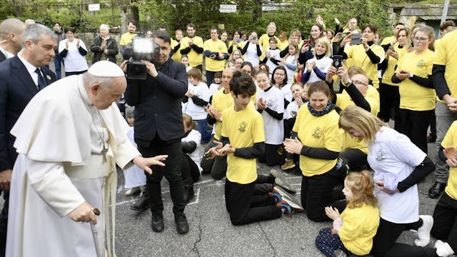 El papa hace una parada no estaba pro...