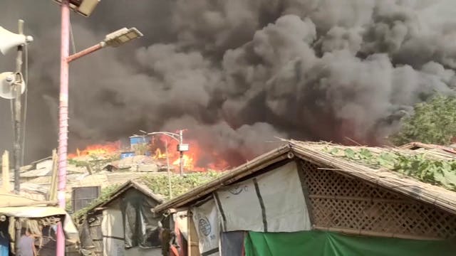 Fire in Rohingya refugee camp: “The i...