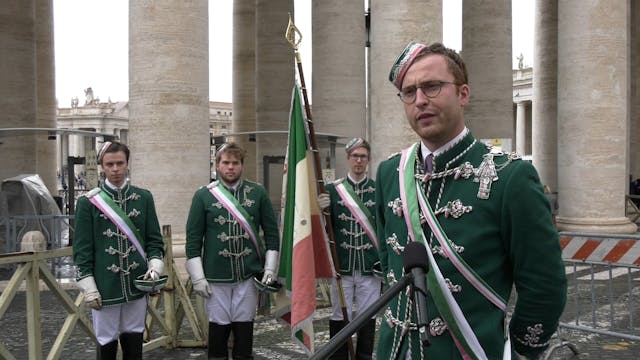 German students wearing traditional 1...