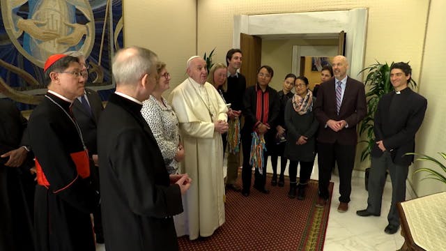 El Papa se reúne con directivos del M...