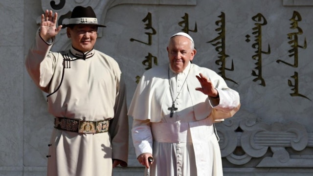 Peace, war, religious freedom: Pope Francis' address to Mongolian politicians