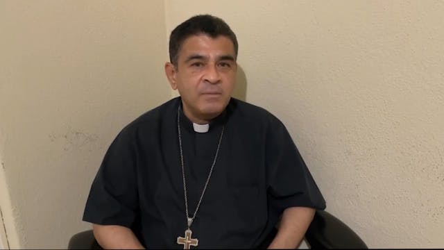 Obispo de Nicaragua en huelga de hamb...
