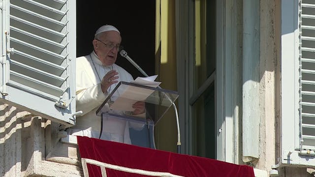 Pope in Angelus: “Wars begin from the...