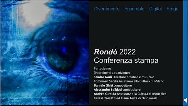 Press Conference - Rondò 2022