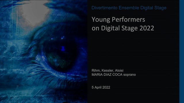 Young Performers on Digital Stage 2022 - Maria Diaz Coca soprano