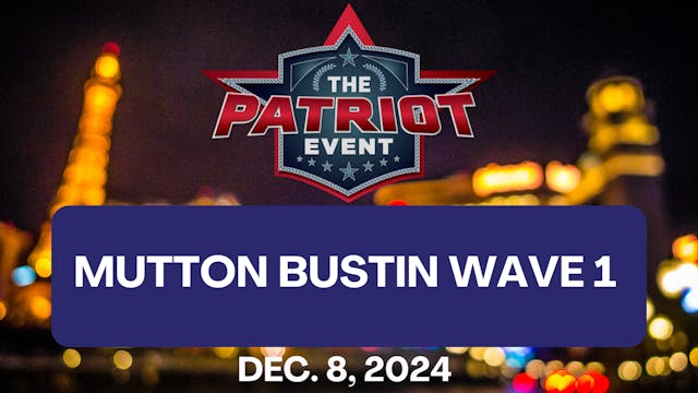 Mutton Bustin Wave 1 | Patriot Event ...