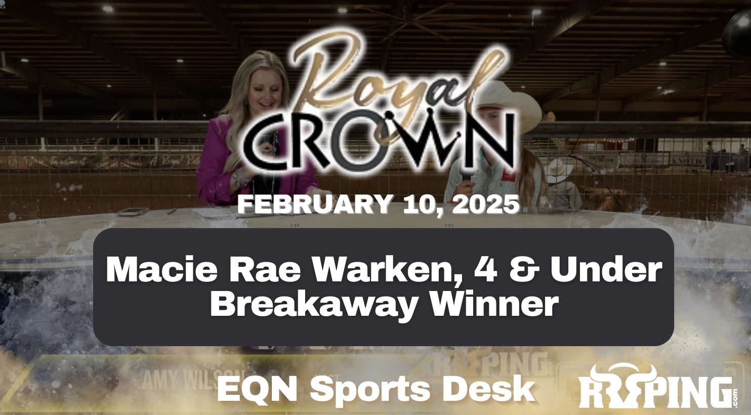 Macie Rae Warken, 4 & Under Breakaway Winner | Royal Crown Futurity | 2/10/25