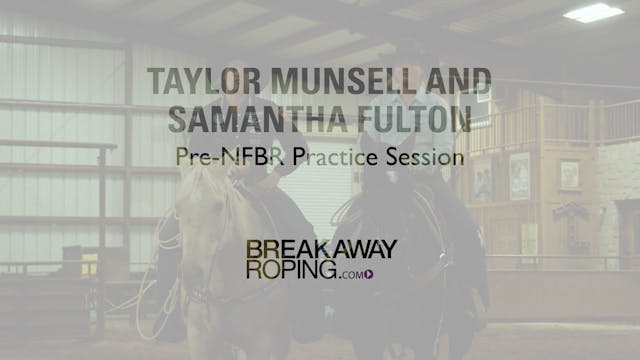 Pre-NFBR Practice Session | Taylor Mu...