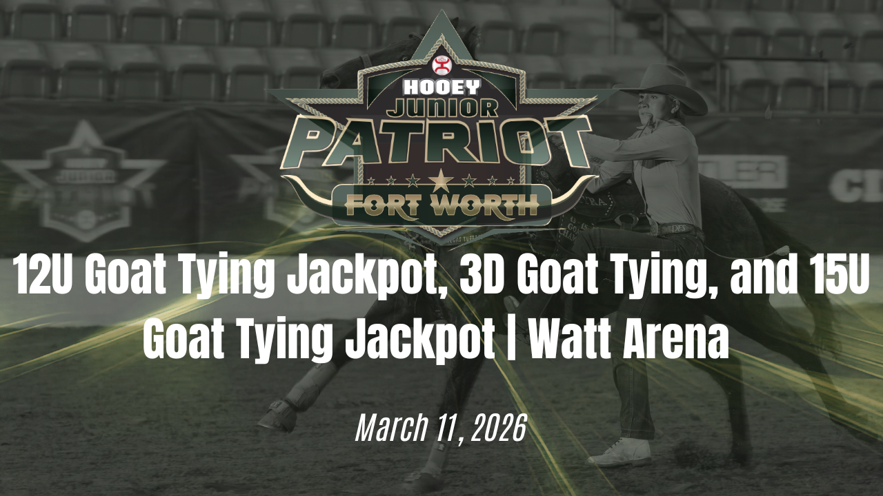 12U, 3D & 15U Goat Tying Jackpot | Th...