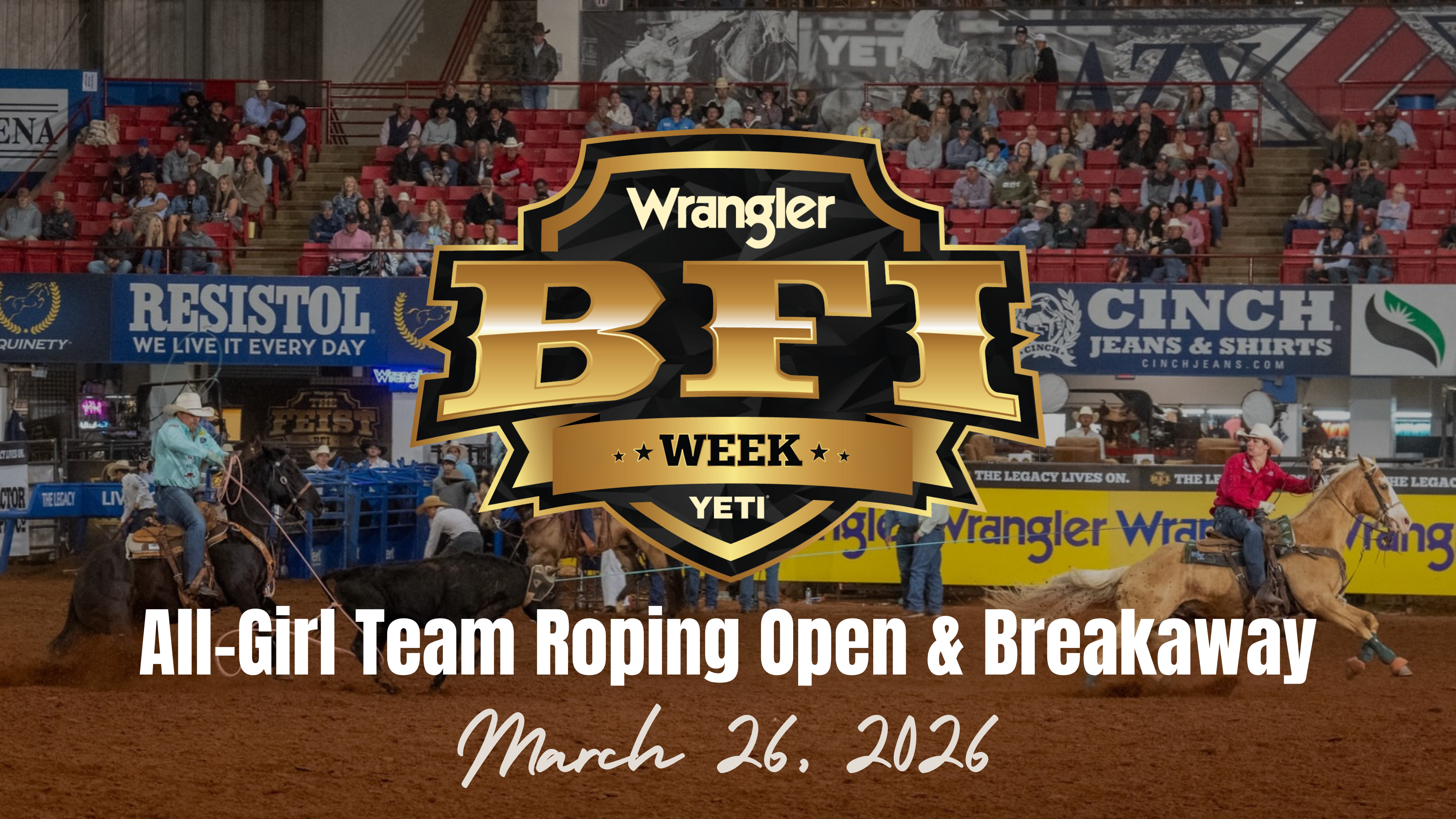 All-Girl Team Roping Open & Breakaway...