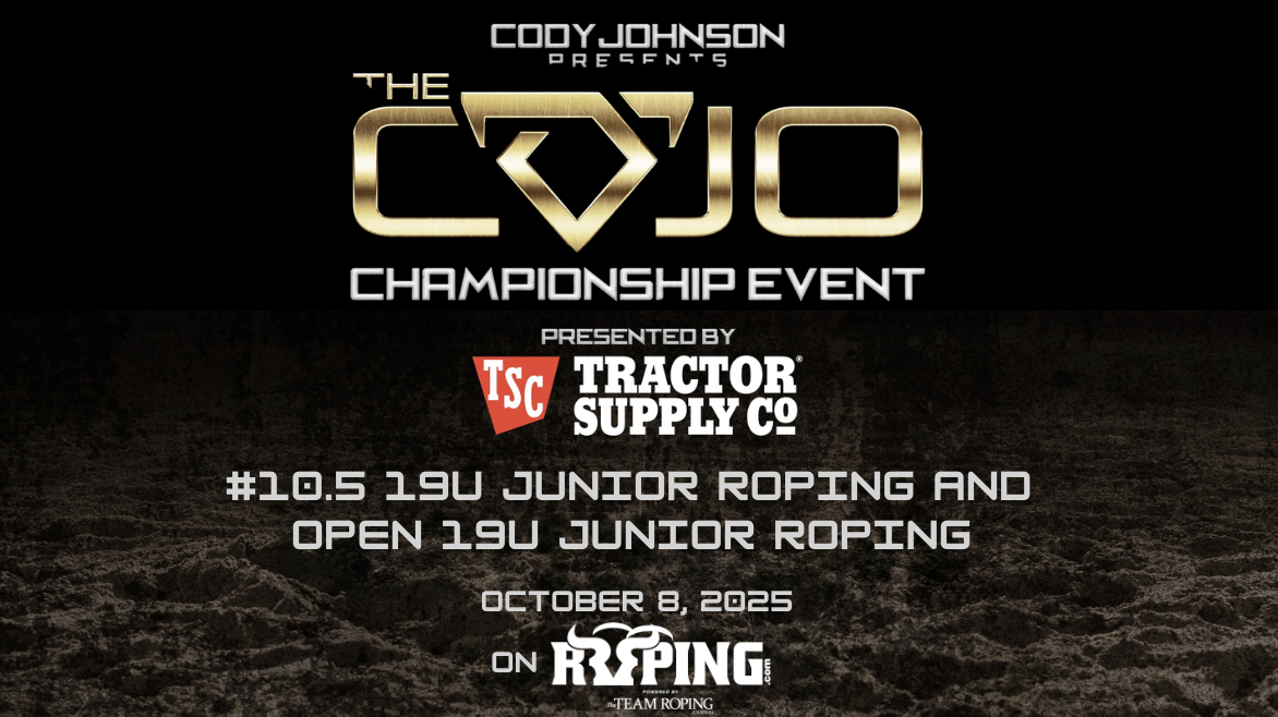 #10.5 & Open 19U Junior Roping | The COJO Championship Event | October 8, 2025