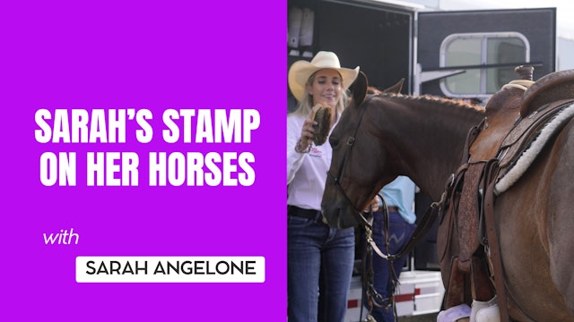 Sarah's Stamp on Her Horses 