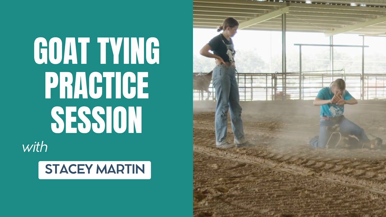 Goat Tying Practice Session - Roping․com