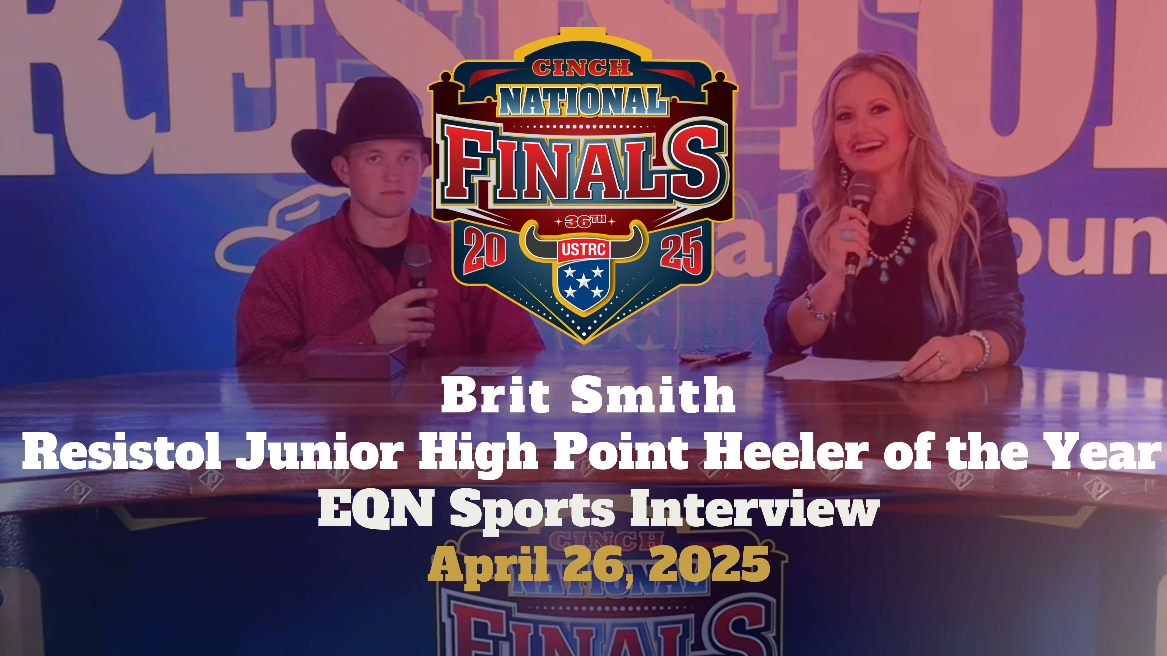 Brit Smith, Resistol Junior High Point Heeler of the Year | USTRC NFTR | 4/26/25