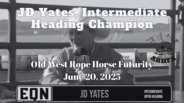 JD Yates, Intermediate Heading Champi...