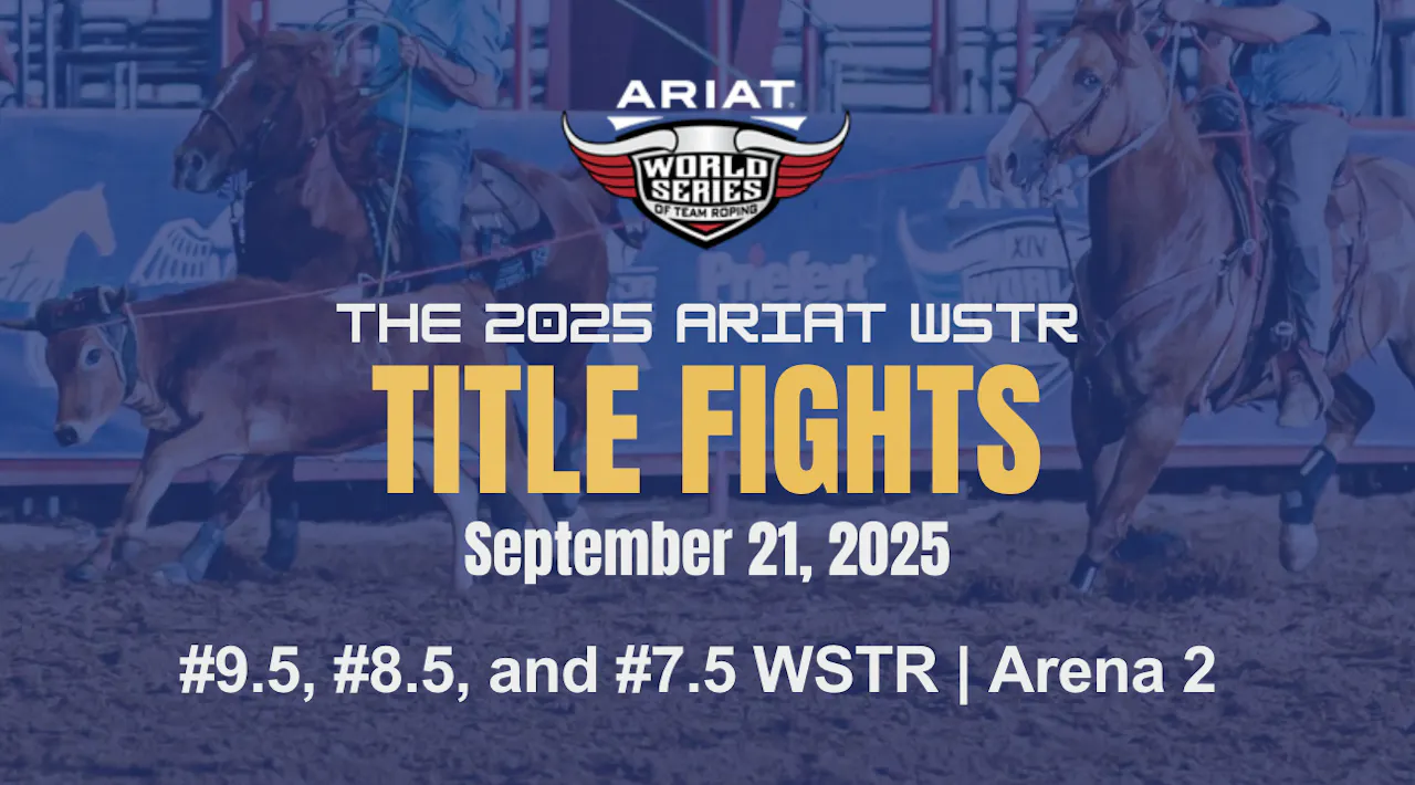 #9.5, #8.5, and #7.5 WSTR | Ariat WSTR's Title Fights | Arena 2 | 9/21 ...