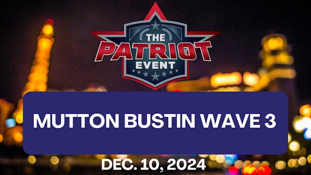 Mutton Bustin Wave 3 | Patriot Event ...