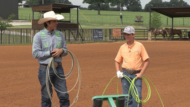 Full Lesson with a Standout Junior Rodeo Heeler