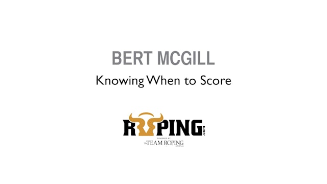 Knowing When to Score