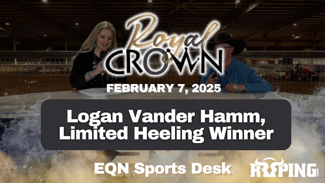 Logan Vander Hamm, Limited Heeling Wi...