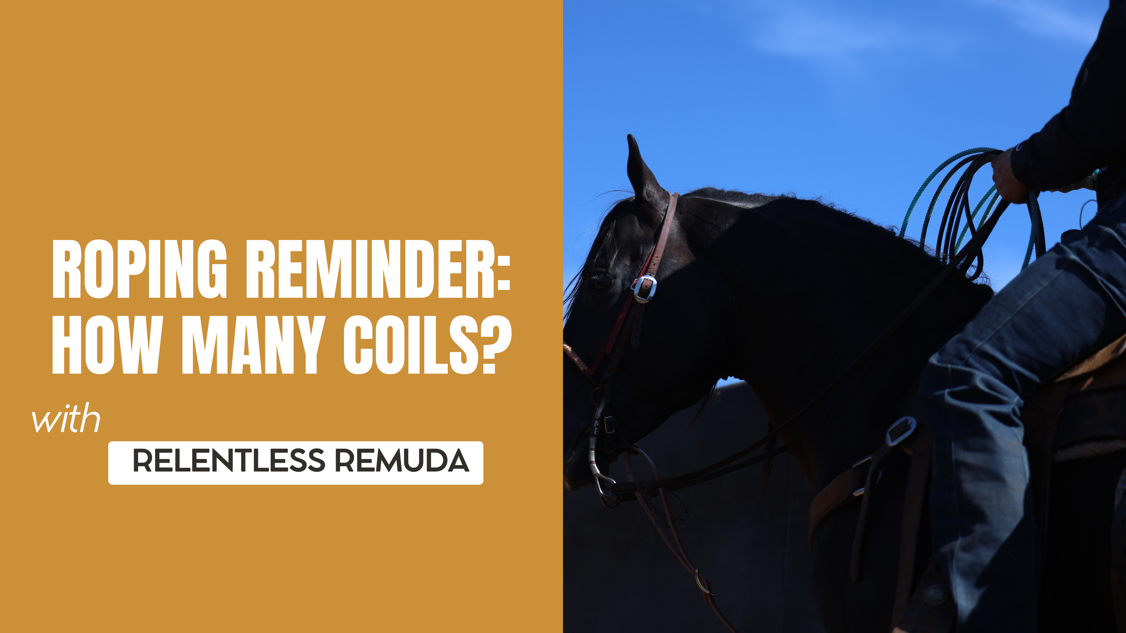 Roping Reminder: How Many Coils?