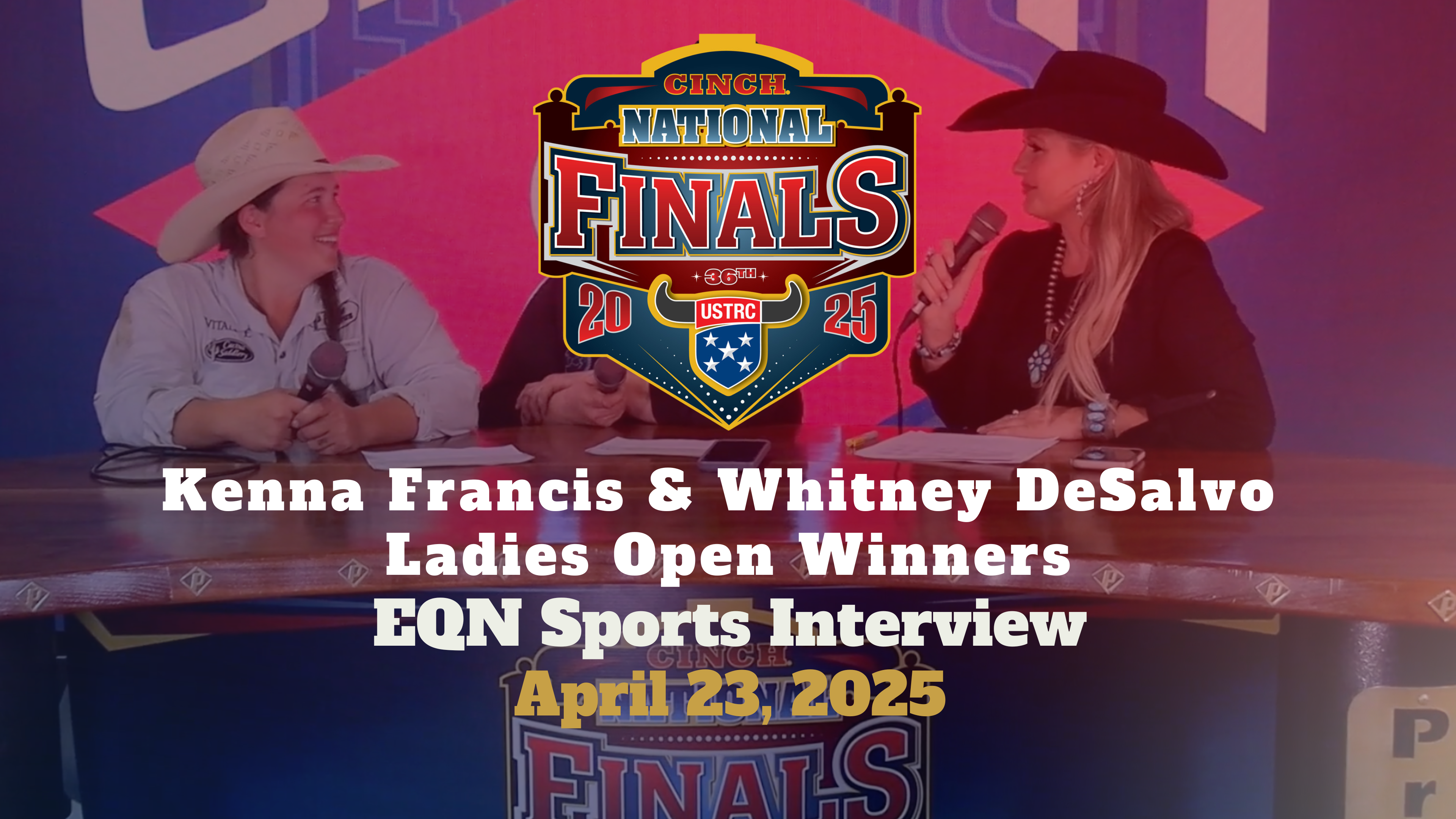 Kenna Francis & Whitney DeSalvo, Ladies Open Winners | USTRC NFTR | 4/23/25