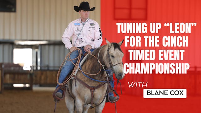 Tuning Up “Leon” for the Cinch Timed ...