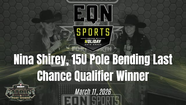 Nina Shirey, 15U Pole Bending LCQ | E...