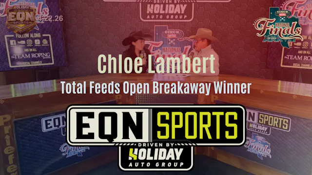Chloe Lambert, Open Breakaway Winner ...