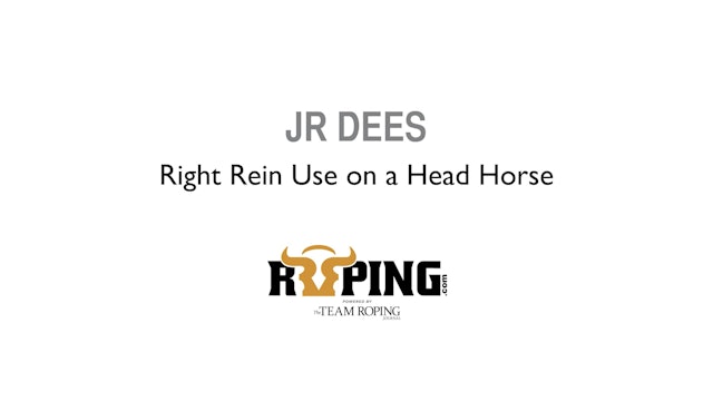 Right Rein Use on a Head Horse