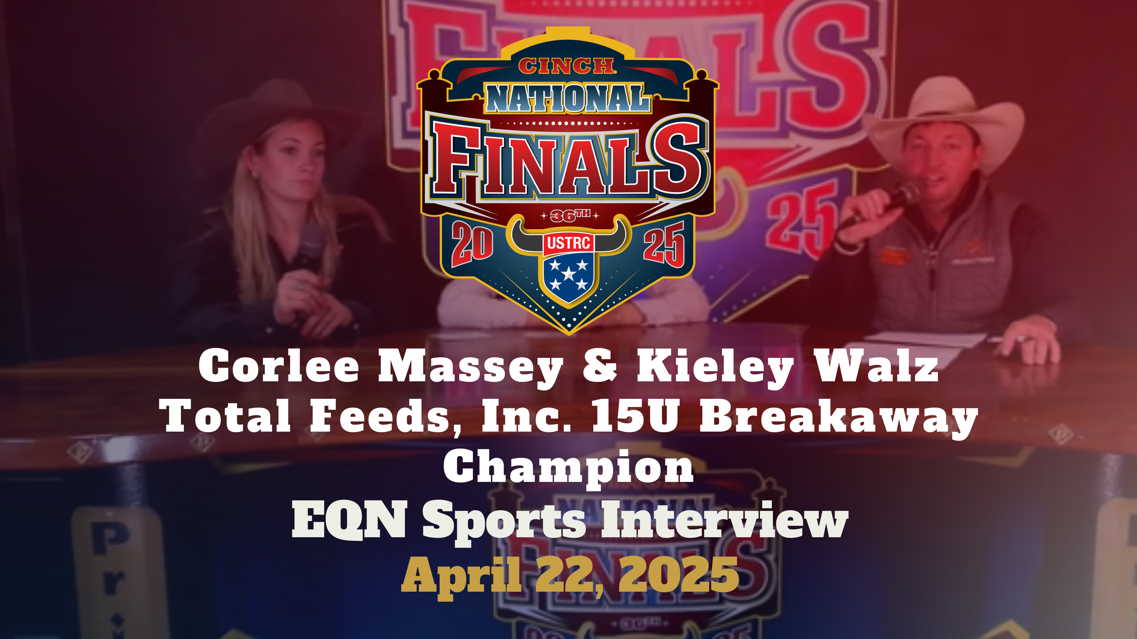 Corlee Massey & Kieley Walz, Total Feeds, Inc. 15U & Open Champions | 4/22/25