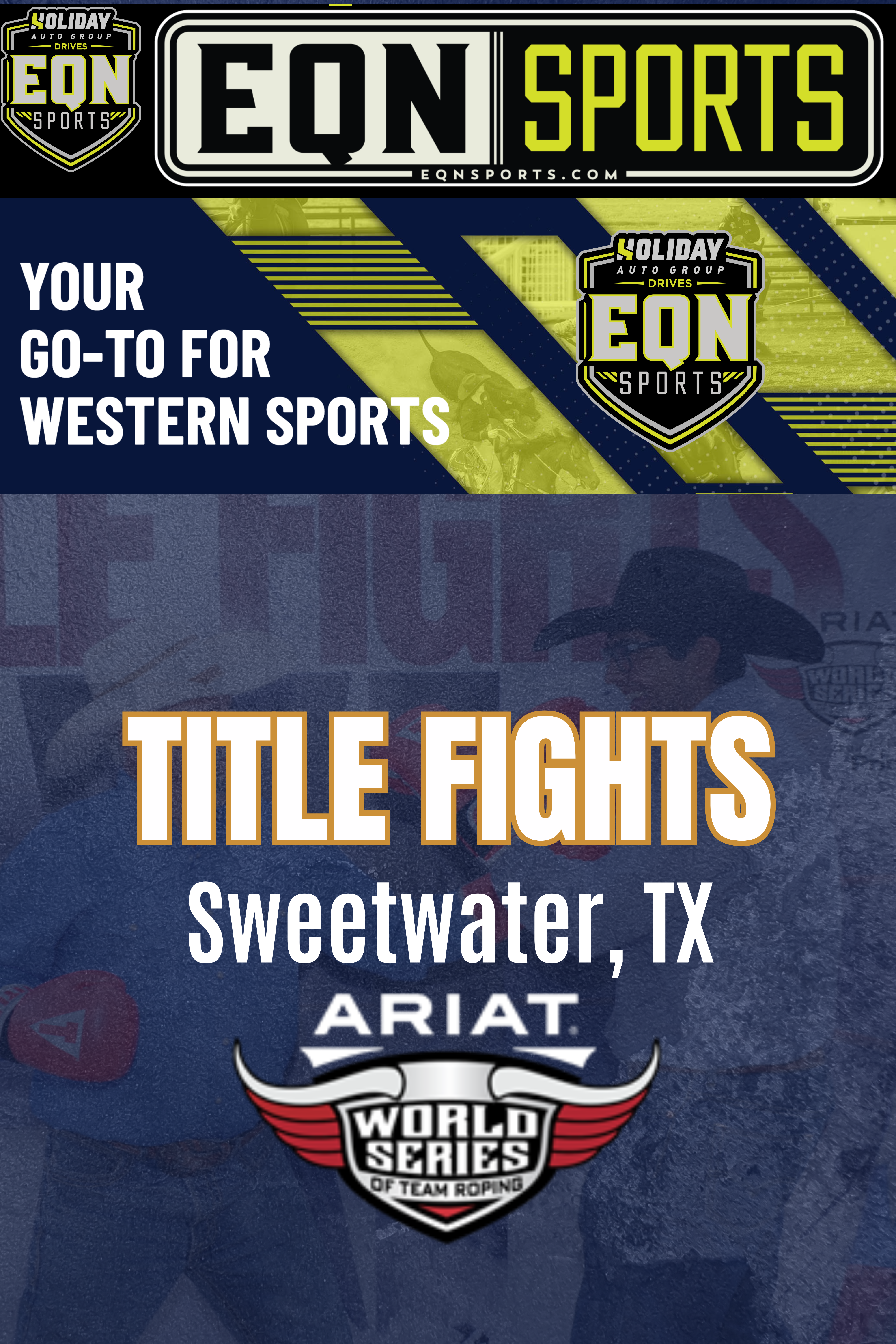 Ariat WSTR's Title Fights EQN Sports Desk Interviews