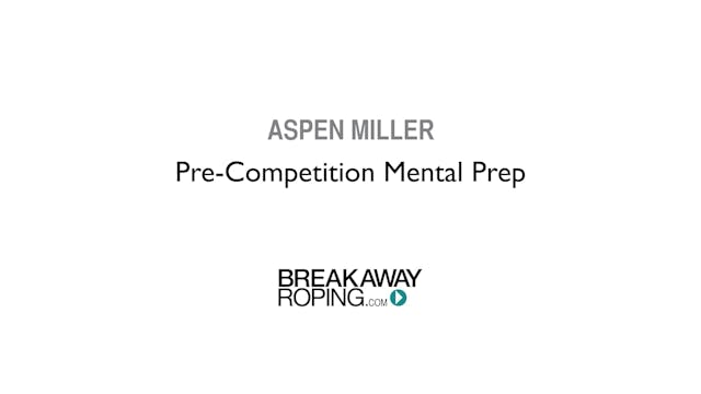 Pre-Competition Mental Prep