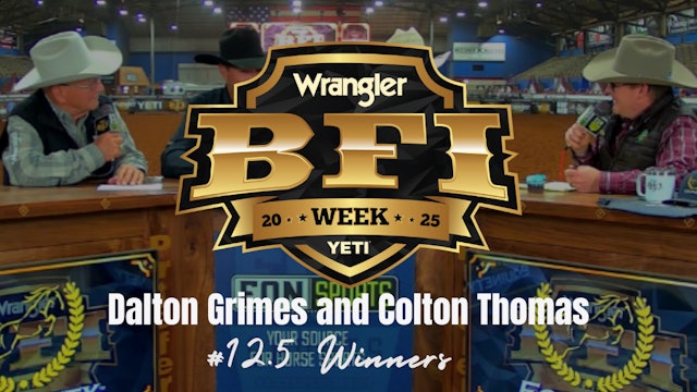 Dalton Grimes and Colton Thomas, #12.5 Winners | 2025 Bob Feist Invitational