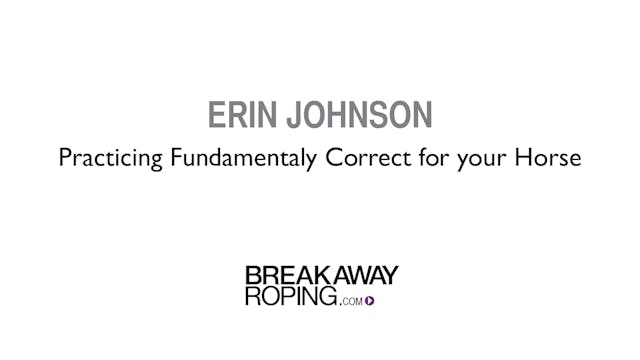Erin Johnson: Practicing Fundamentall...