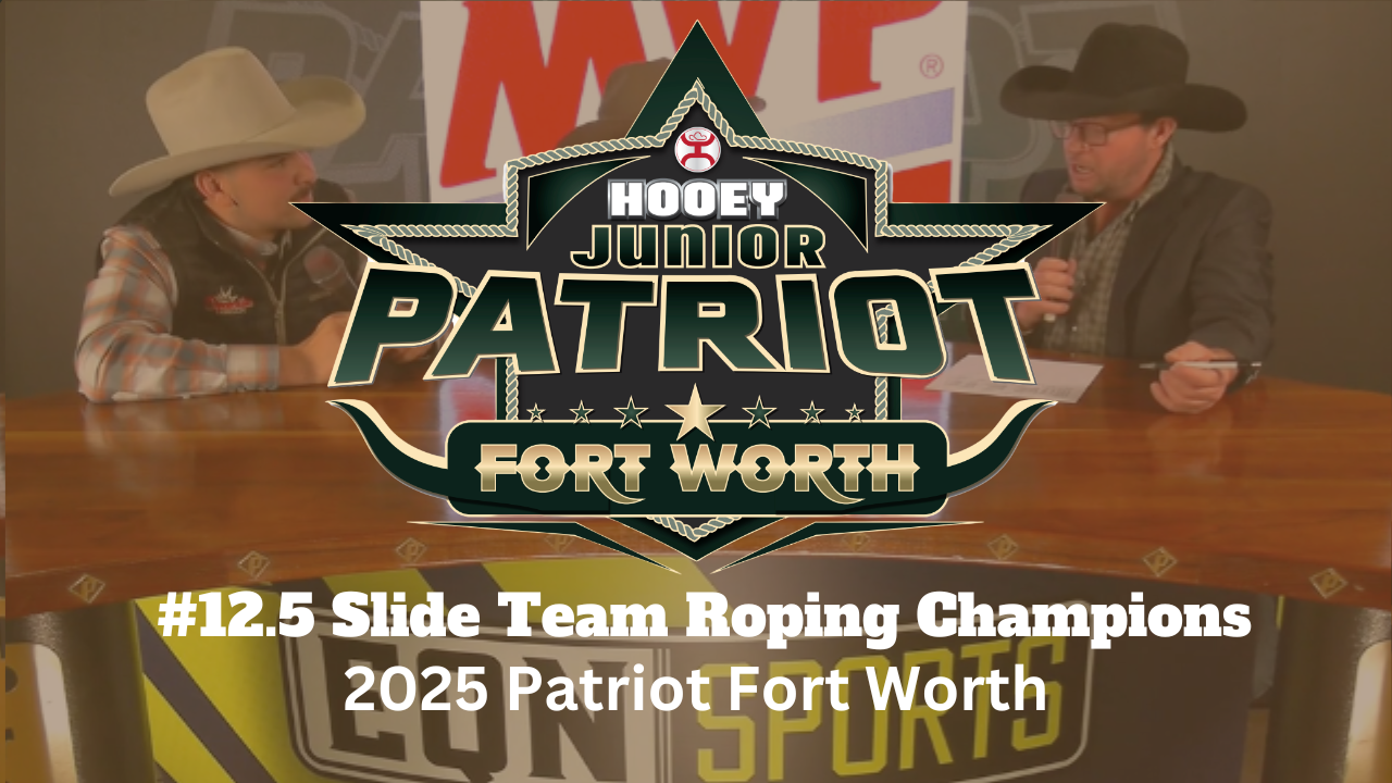 #12.5 Slide Team Roping Champions | 2025 Patriot Fort Worth