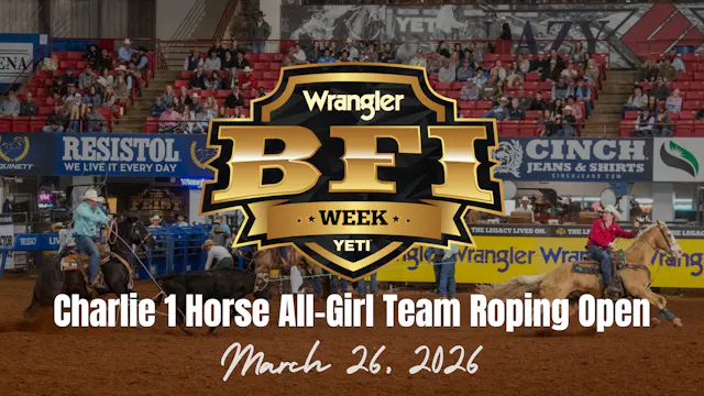 Charlie 1 Horse All-Girl Team Roping ...