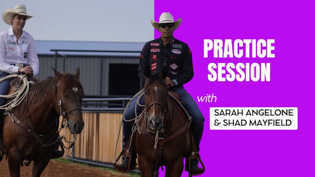 Practice Session with Sarah Angelone ...