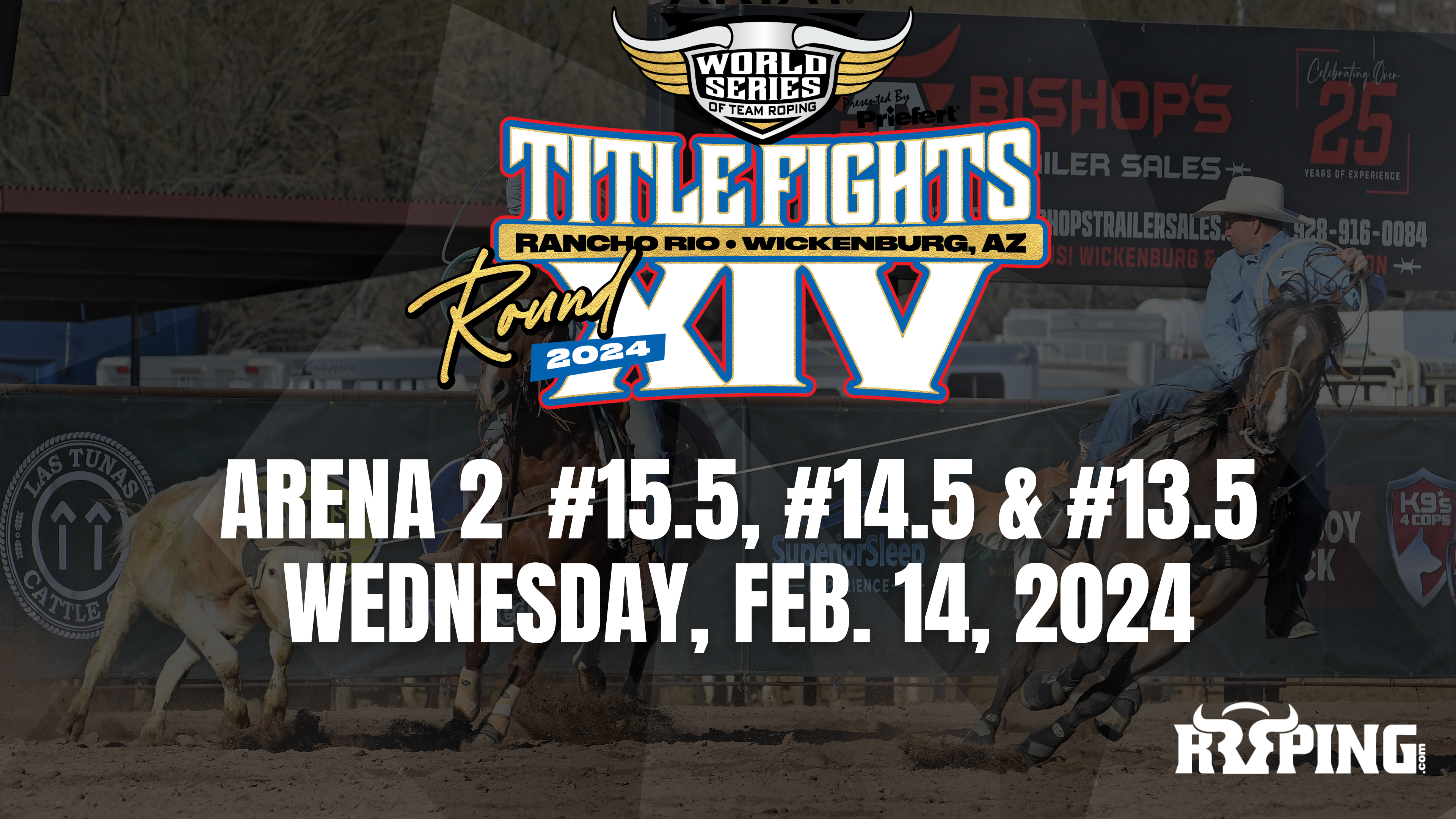 Arena 2 | #15.5, #14.5, #13.5 | WSTR Title Fights | Wednesday, Feb. 14, 2024