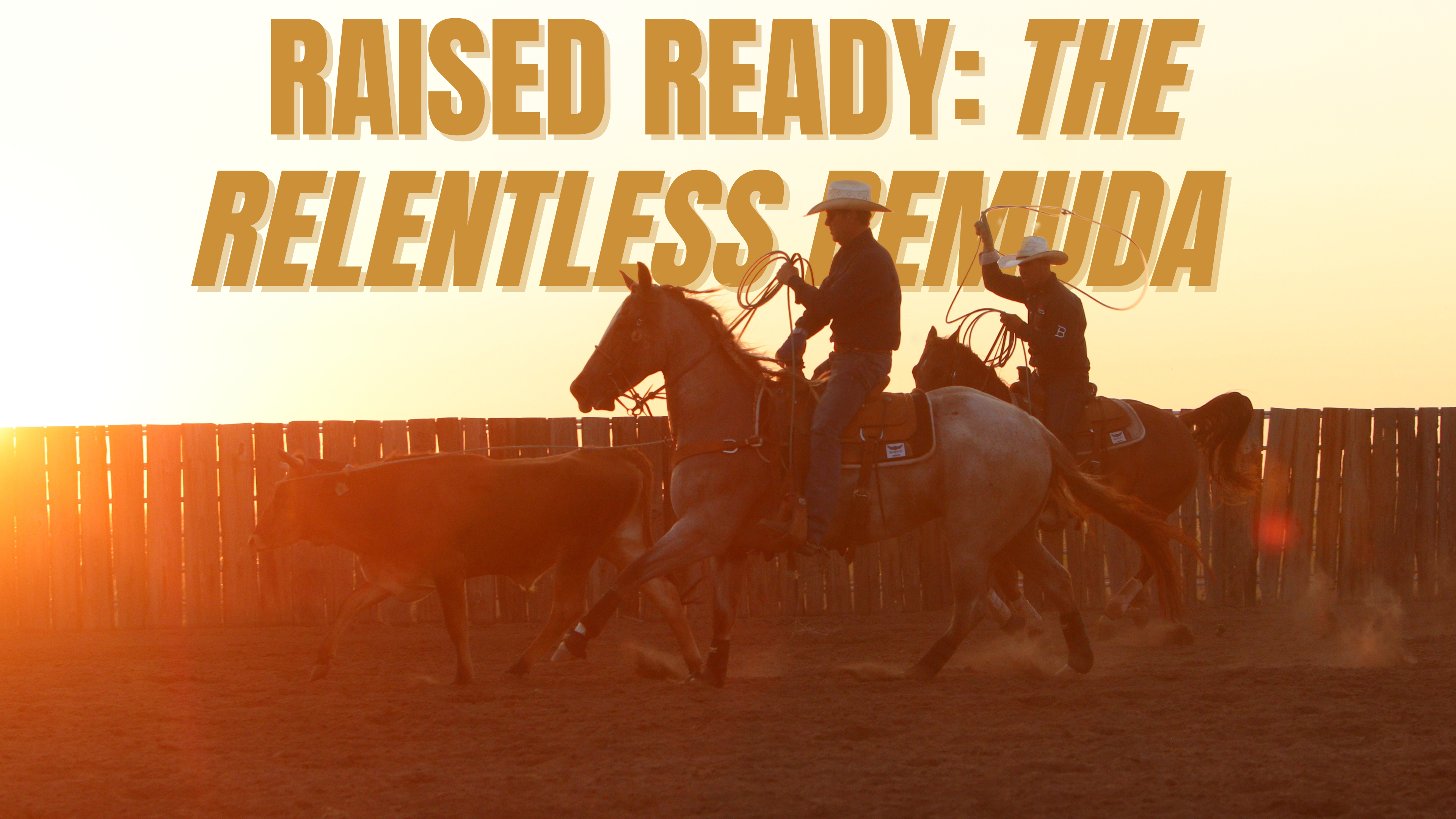 Raised Ready: The Relentless Remuda brought to you by Equinety
