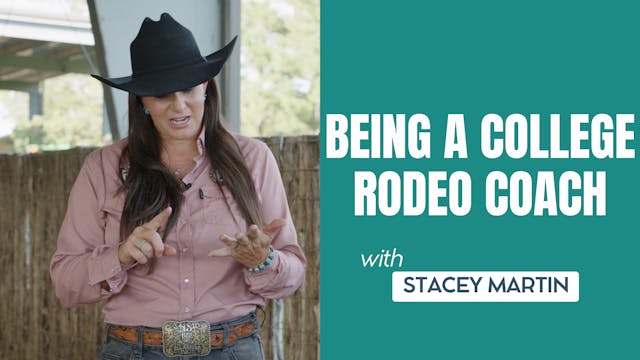 Being a College Rodeo Coach