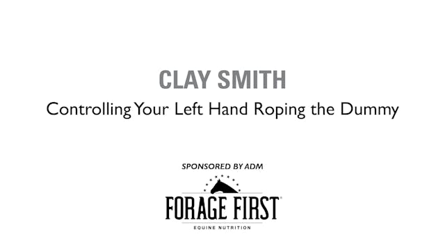 Controlling Your Left Hand Roping the...