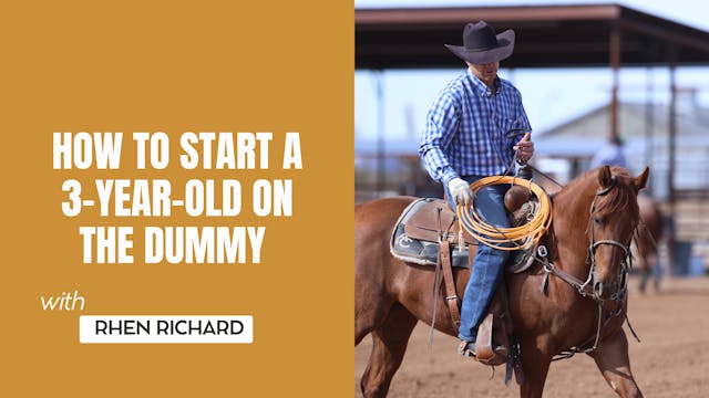 How to Start a 3-Year-Old on the Dummy