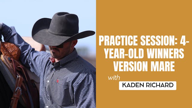 Practice Session: 4-Year-Old Winners ...