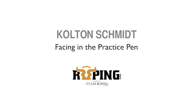 Facing in the Practice Pen