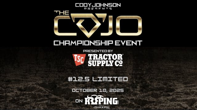 #12.5 Limited | The COJO Championship...
