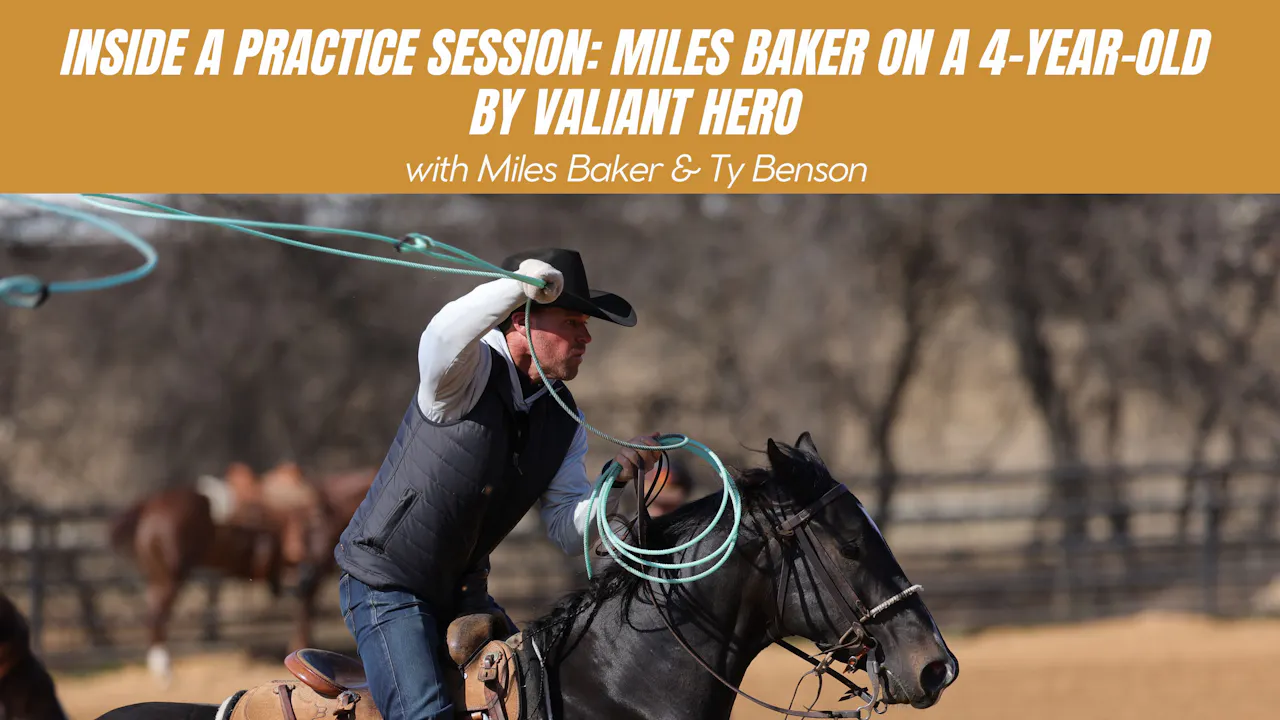 Inside a Practice Session: Miles Baker on a 4-Year-Old by Valiant Hero ...