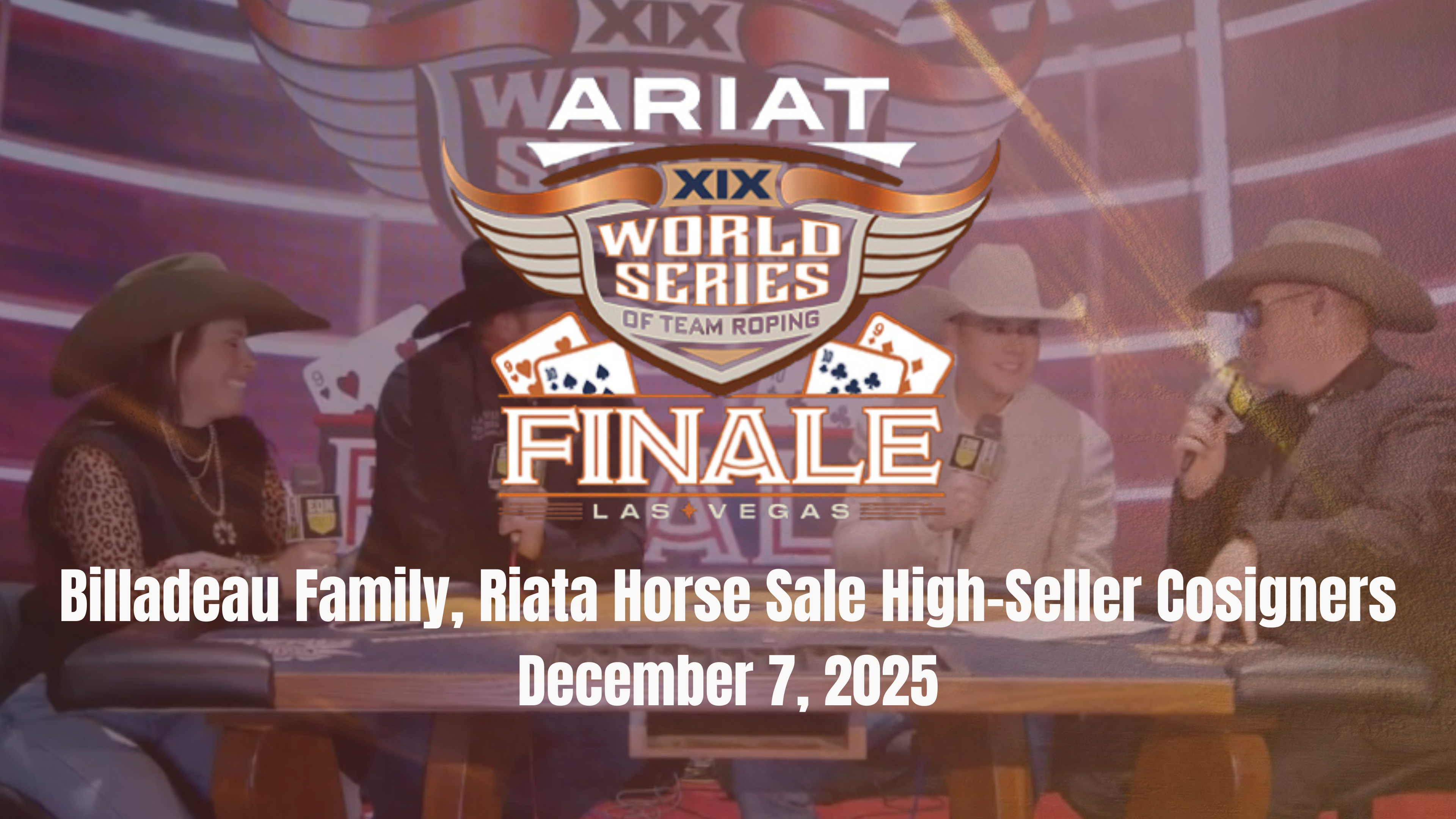 Billadeau Family, Riata Horse Sale Hi...