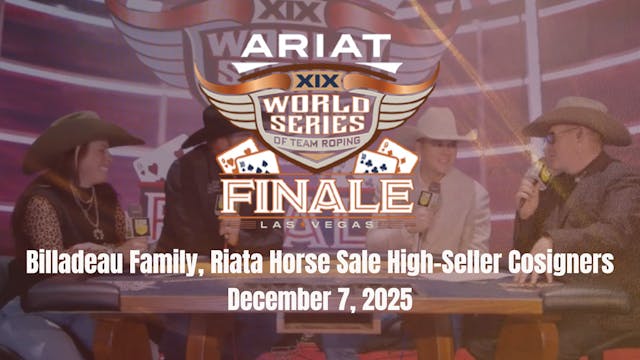 Billadeau Family, Riata Horse Sale Hi...