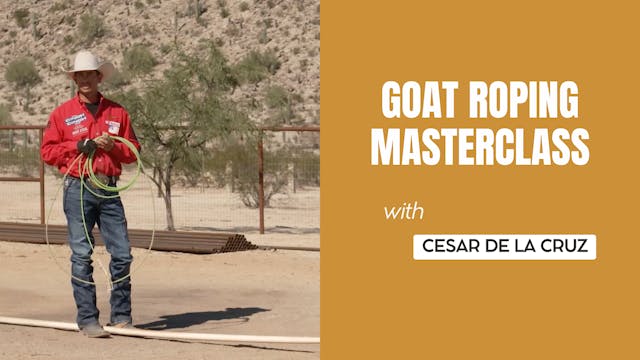 Goat Roping Masterclass